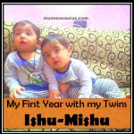 my first year with my twins