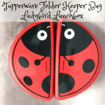 Tupperware Folder Keeper Bug Ladybird Lunchbox