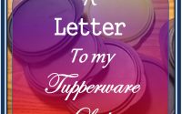 letter to my tupperware lids who are very fond of losing themselves all the time